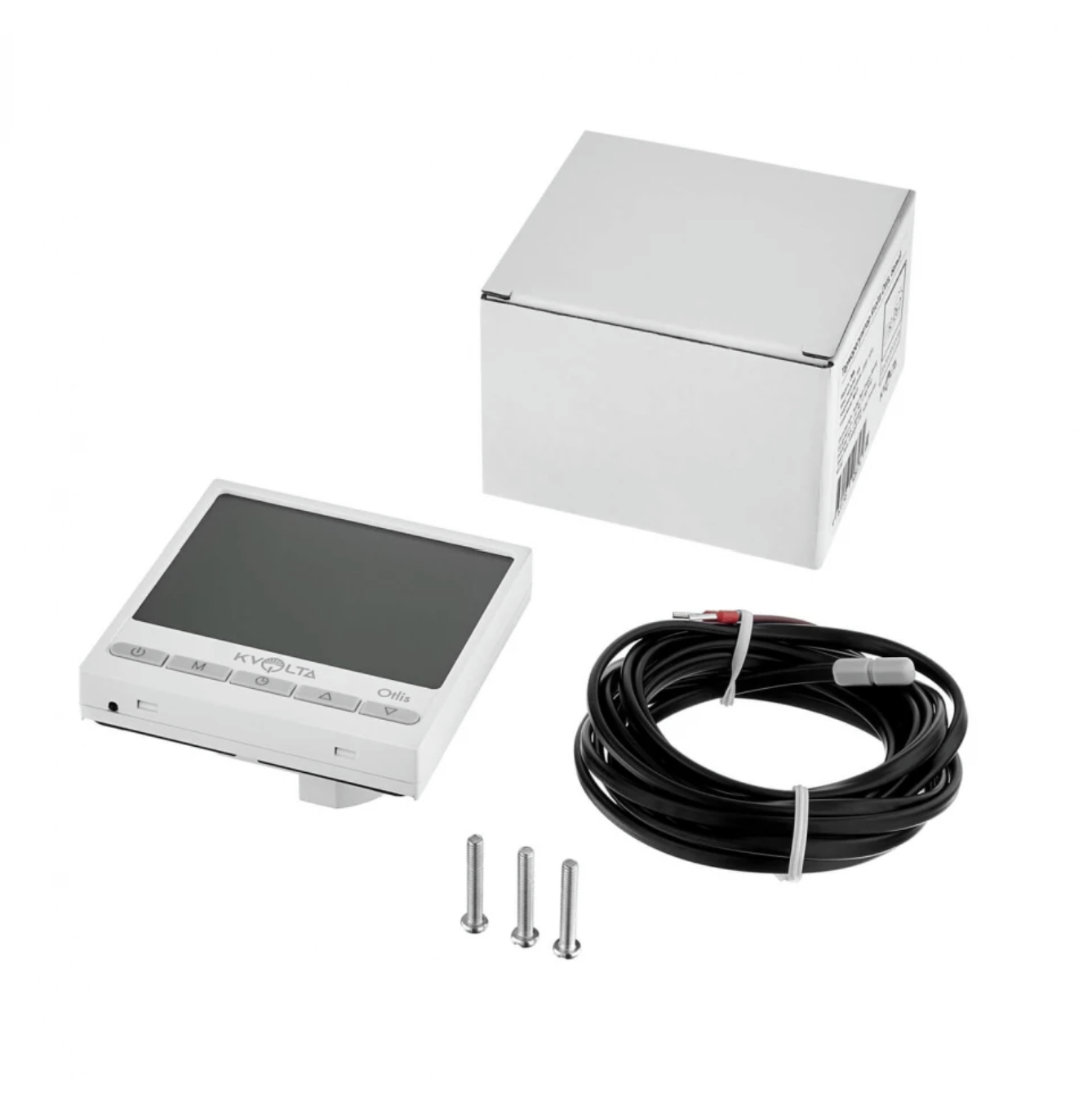 Терморегулятор Kvolta Otlis с Wi-Fi управлением, белый — фото 1