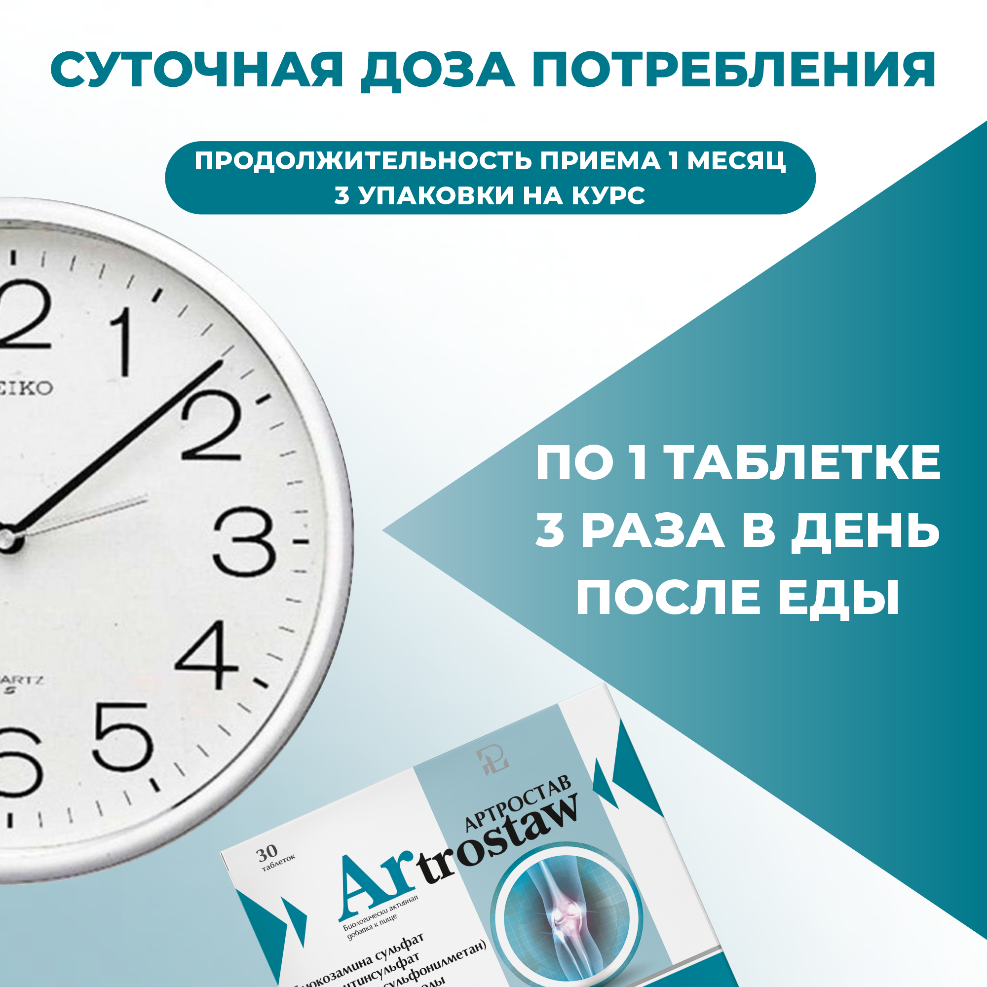 Артростав БАД Pharmacy Laboratories Глюкозамин Хондроитин МСМ 800 мг, бад / витамины для суставов, связок и хрящей, хондропротектор для мужчины и женщин — фото 1