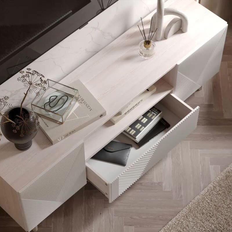 Дизайнерская тумба под ТВ/телевизор напольная на ножках "Родос" — фото 1