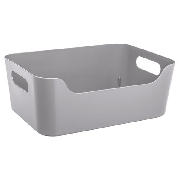 Корзина для хранения 100 л Scandi 340*240*140 мм светло-серый