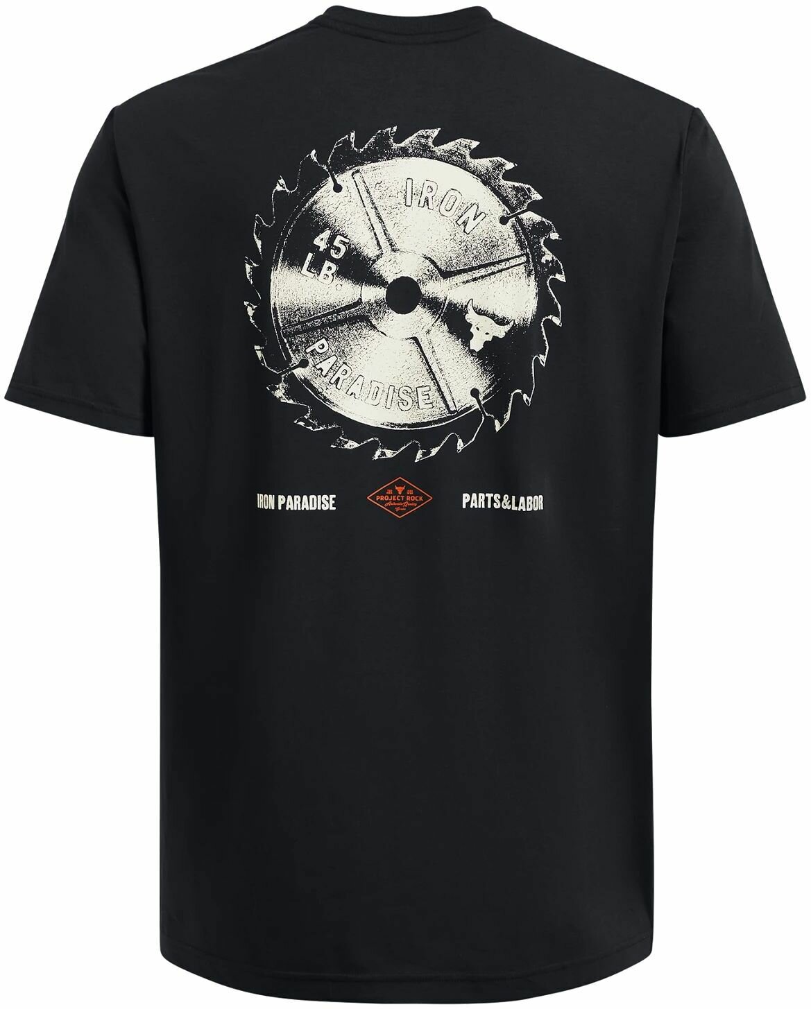 Футболка спортивная Under Armour UA PJT RCK SS TOOLS, размер SM, черный — фото 1