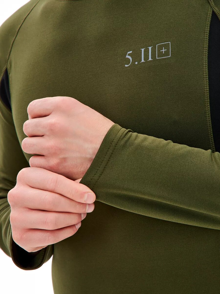 Комплект термобелья 5.11 Tactical, размер M, оливковый — фото 1