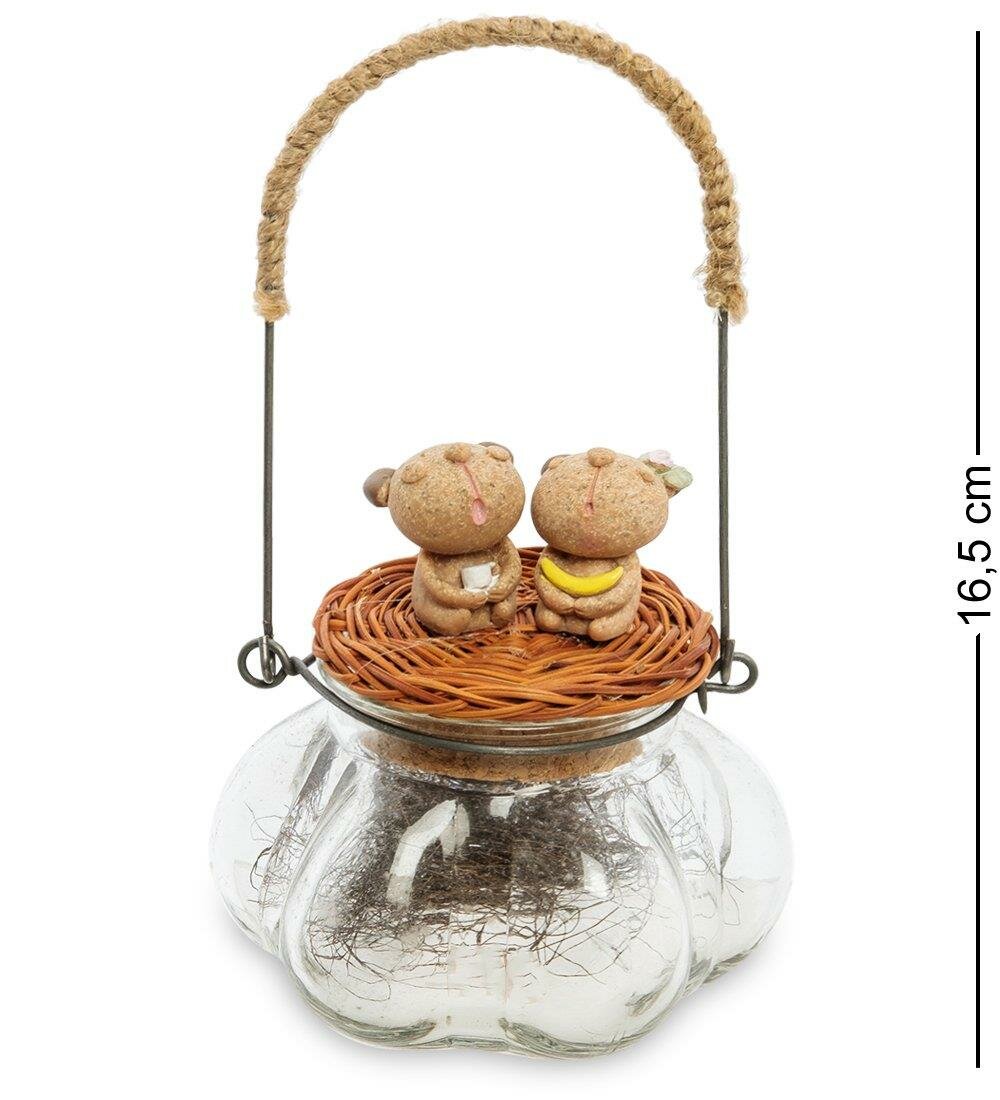 Баночка Любовь навсегда A2116816 Art Home  Полистоун  стекло