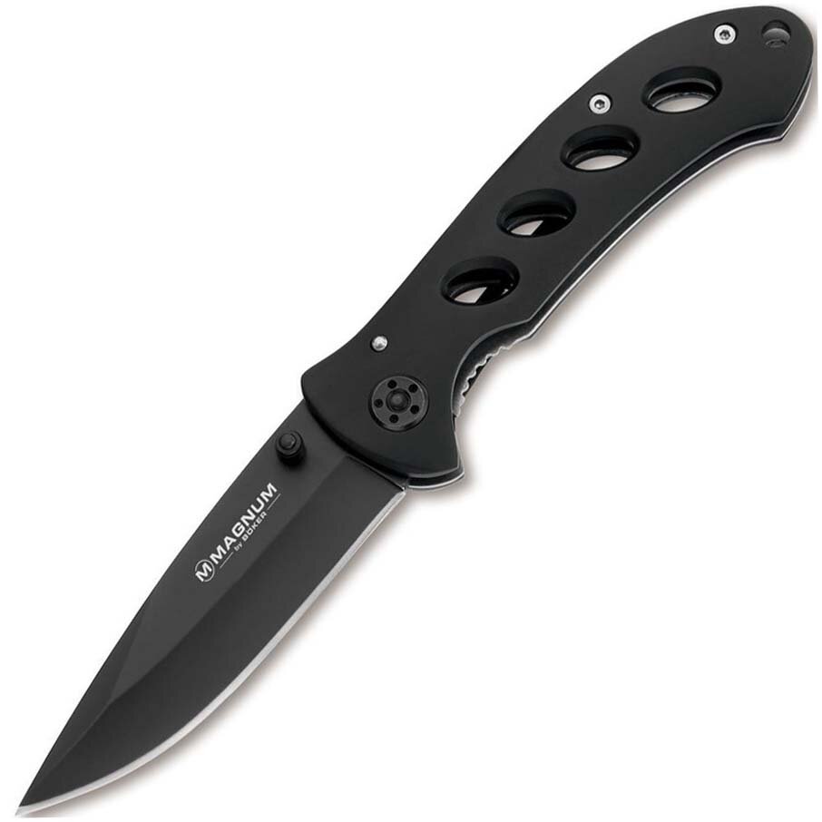 Складной нож Boker Magnum Shadow 8.3 см, американская хромистая сталь с повышенной коррозионной стойкостью 440А, 01MB428
