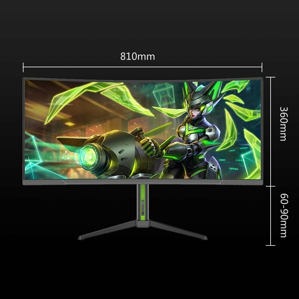 Игровой монитор для пк 34" 4K 165Гц черный