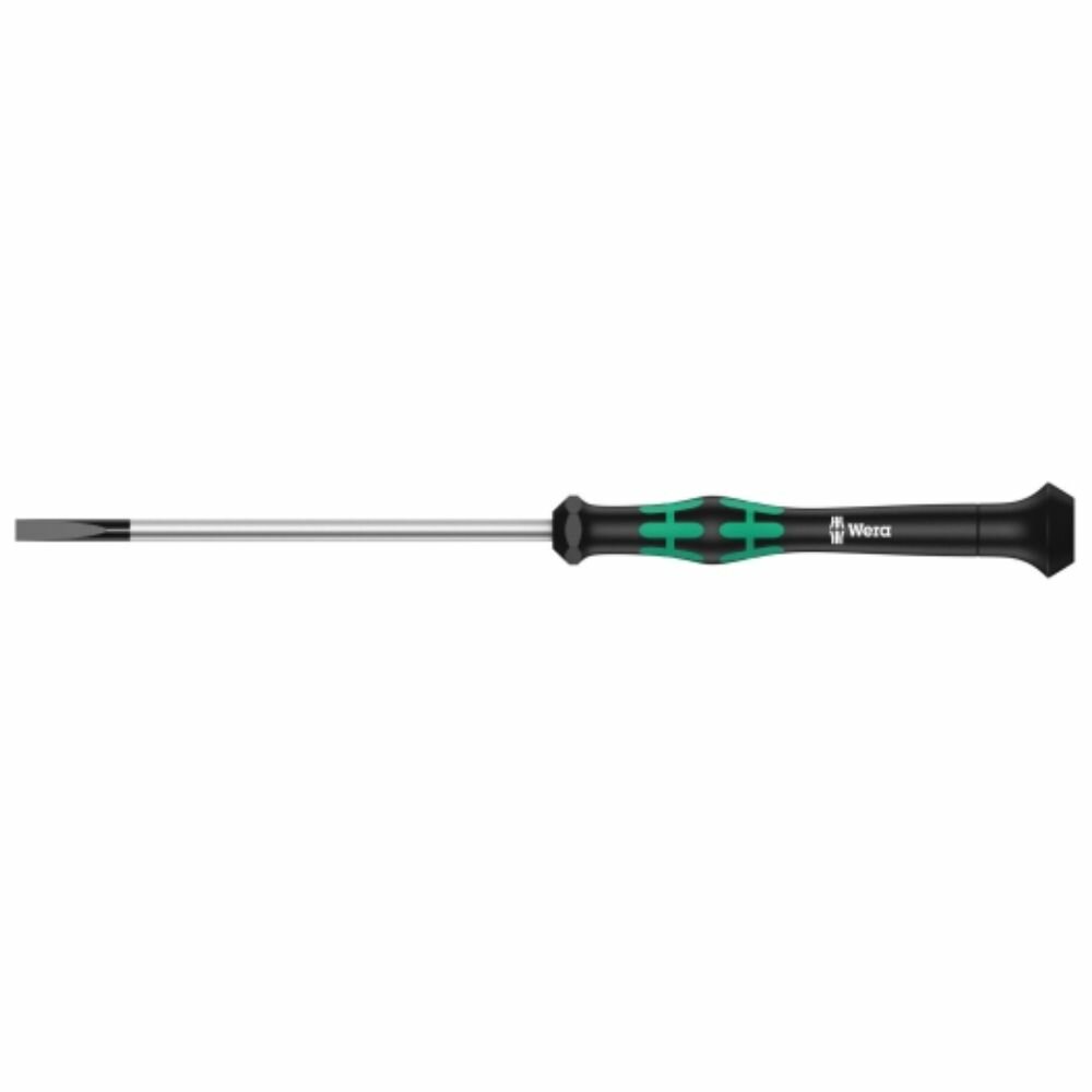 Отвертка шлицевая WERA Kraftform Micro 2035 для электроники, 0.40x2.5x80 мм, SL2.5 (WE-118008)