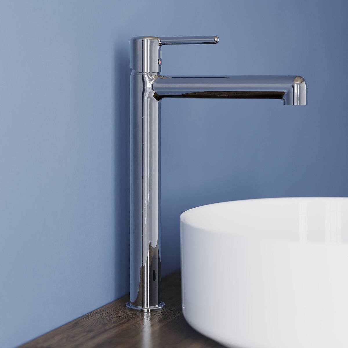 Cмеситель для раковины и умывальника IDDIS Aiger AIGSB01i01 настольный хром — фото 1