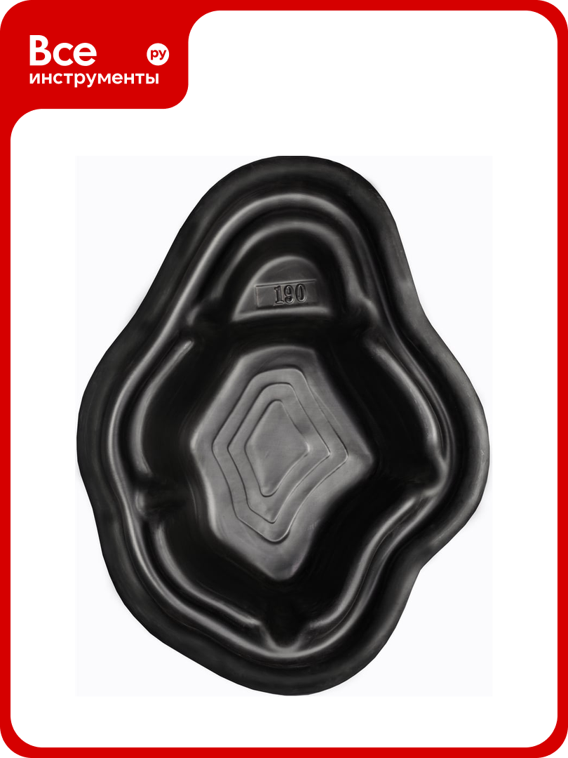 Декоративный пруд ЦентрПласт 190 л пластиковый 136x104x45 см черный 19307