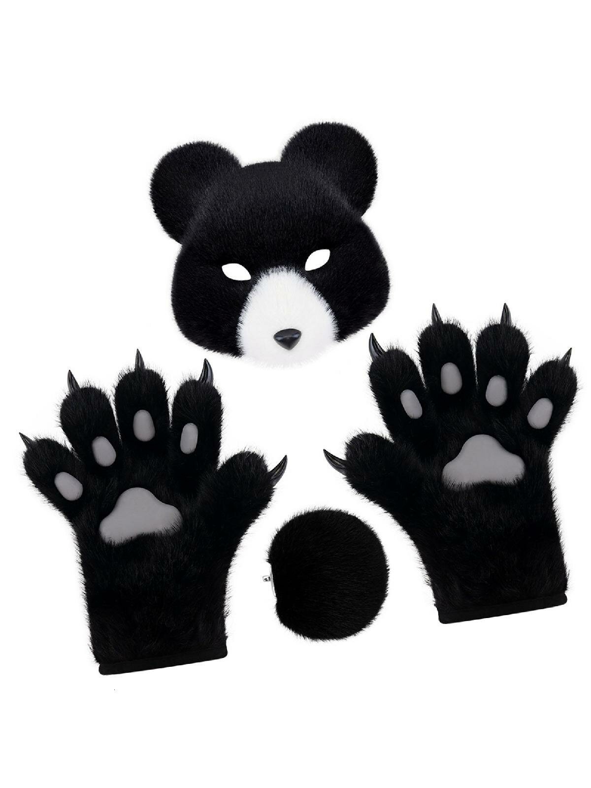 Медвежья маска хвост и лапы