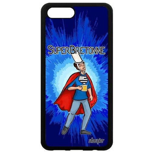 фото Чехол на honor v10 / view 10, "супербретонка" юмор комичный utaupia