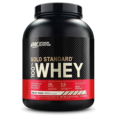 Optimum Nutrition 100% Whey Gold Standard 2270 г (роки роуд) биологически активная добавка optimum nutrition gold standard pre workout 300 г