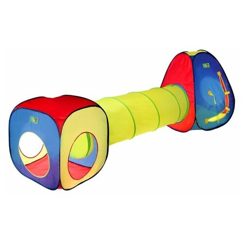 Игровая палатка «Цветные фигуры» с туннелем, микс
