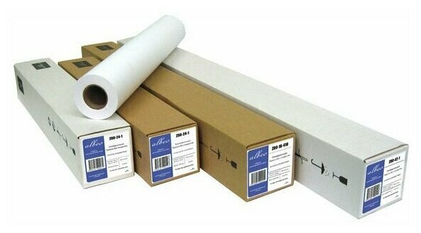 Рулонная бумага для плоттеров Albeo Z80-42-1 (1, 067х45, 7 м. 80 г/кв. м.)