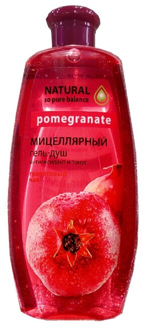 Мицелярный гель-душ Magrav Pomegranate Антиоксидант и Тонус 530 мл