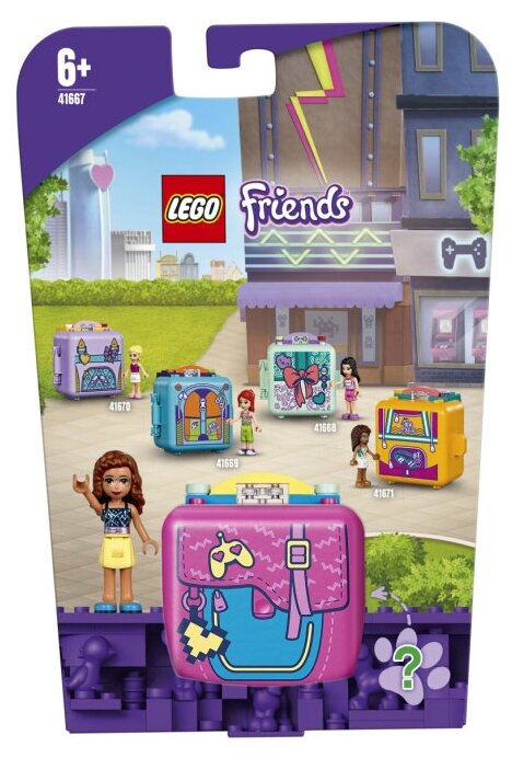 Конструктор LEGO Friends 41667 Кьюб Оливии для игр, 64 дет.