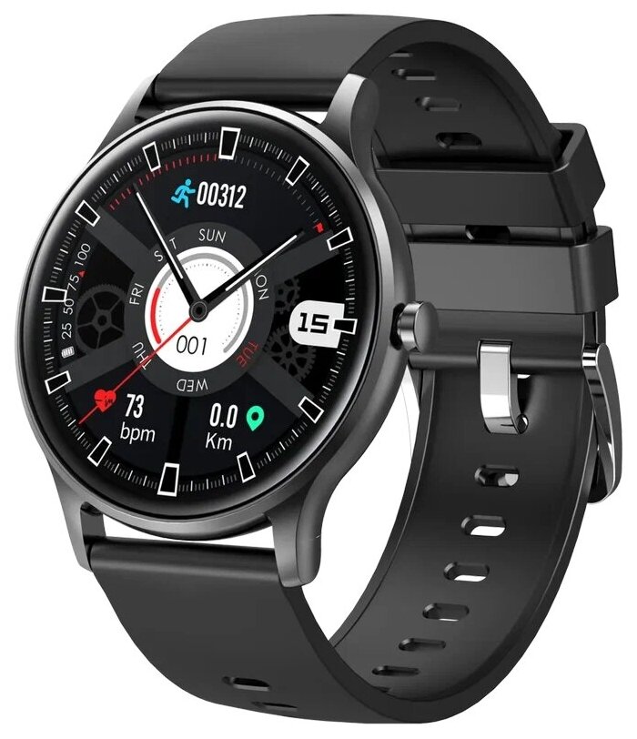 Смарт часы фитнес браслет Tiroki S33 для мужчин фитнес трекер мониторинг сна пульсометр мужские часы черные