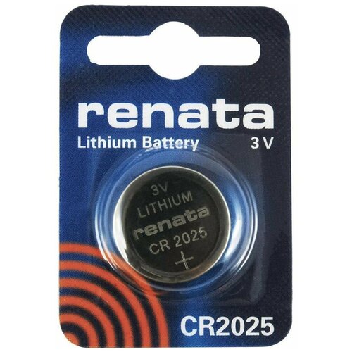 Батарейка Renata CR2025 Lithium 3V 2шт renata батарейка renata sr416sw 337