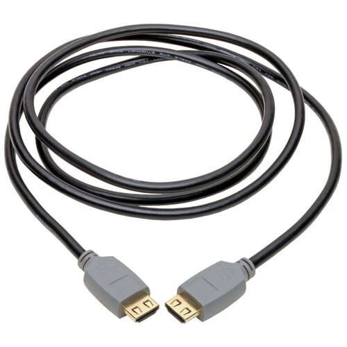 Кабель аудио-видео Tripp Lite P568-006-2A, HDMI (m) - HDMI (m) , ver 2.0, 1.8м, GOLD черный/серый 4 портовый kvm коммутатор 4k hdmi 3840 2160 30 гц