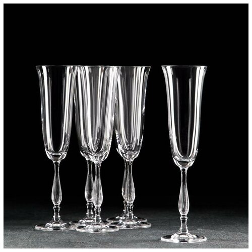 Набор бокалов для шампанского Fregata optic, 190 мл, 6 шт