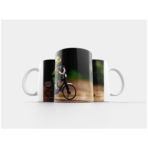 фото Кружка "лягушка, велосипед, веселье" 320 мл lotsprints