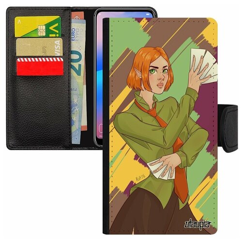 фото Чехол-книжка на мобильный galaxy s7 edge, "фокусник" карты аниме utaupia