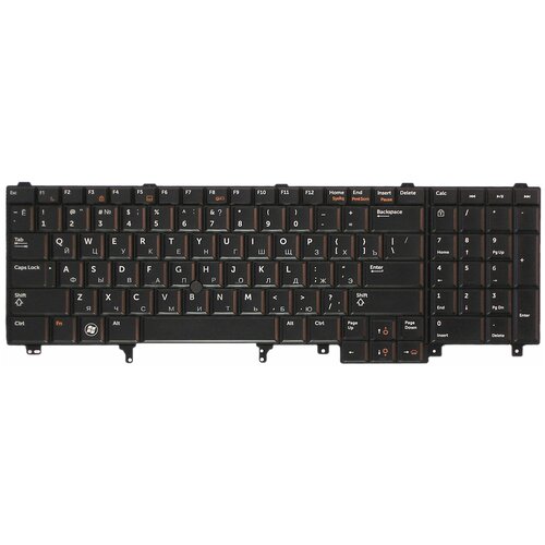 Клавиатура для ноутбука Dell Latitude E6520 E6530 E6540 pn NSK-DWAUF NSK-DW0UC MP-10J13SU-6886 181000₽