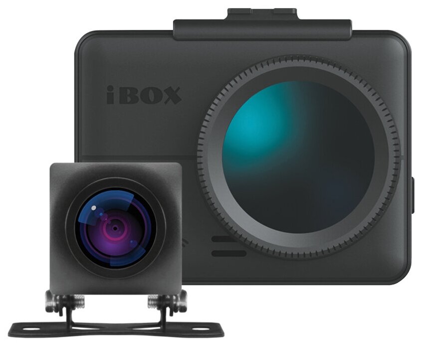 Видеорегистратор с GPS/ГЛОНАСС базой камер iBOX Galax WiFi GPS Dual + Камера заднего вида RearCam D7