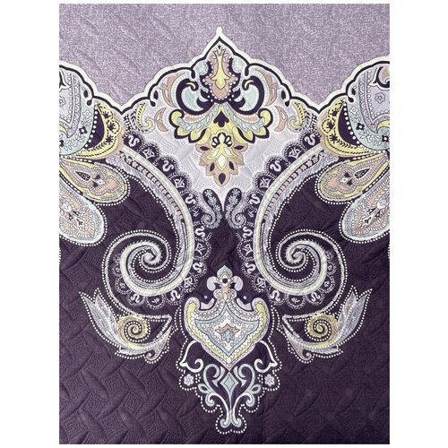 Покрывало на кровать 200х220 евро сатин двустороннее