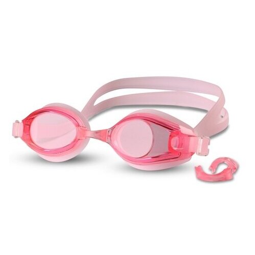 фото Очки для плавания indigo сменная переносица 205 g розовый