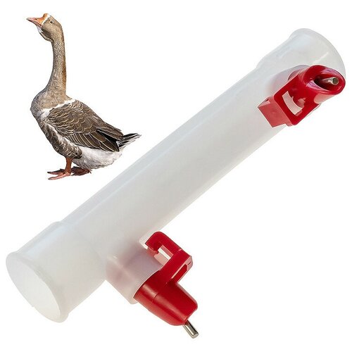 Ниппельная поилка для уток и гусей двойная 5 шт.