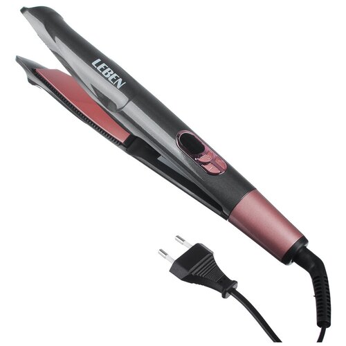 Утюжок-выпрямитель для волос с изогнутыми пластинами керамическое покрытие LEBEN 123300₽