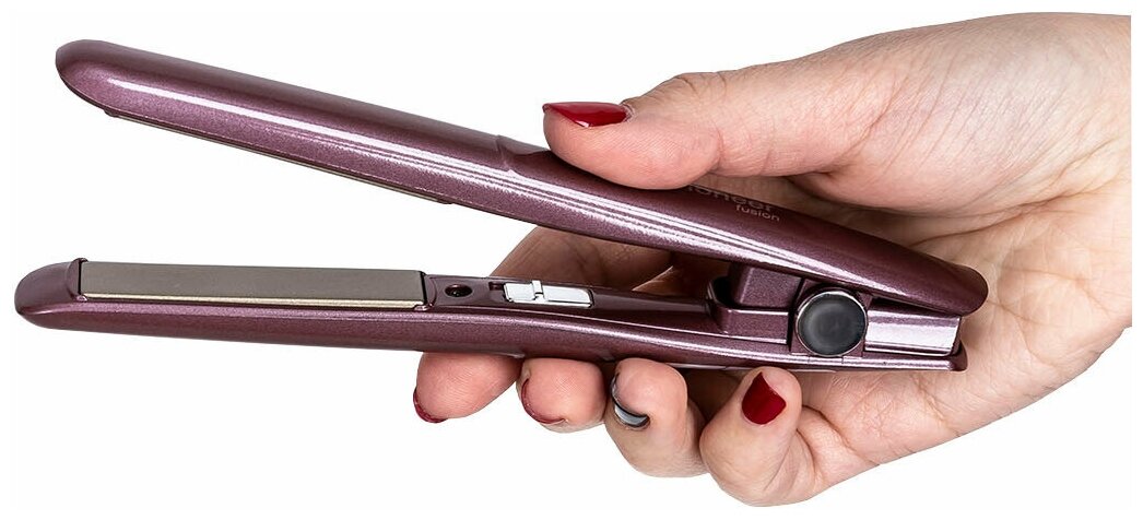 Стайлер для выпрямления волос HS-1014R Pioneer с USB, индикацией питания и керамическими пластинами 60х13 мм, 12 Вт - фотография № 2