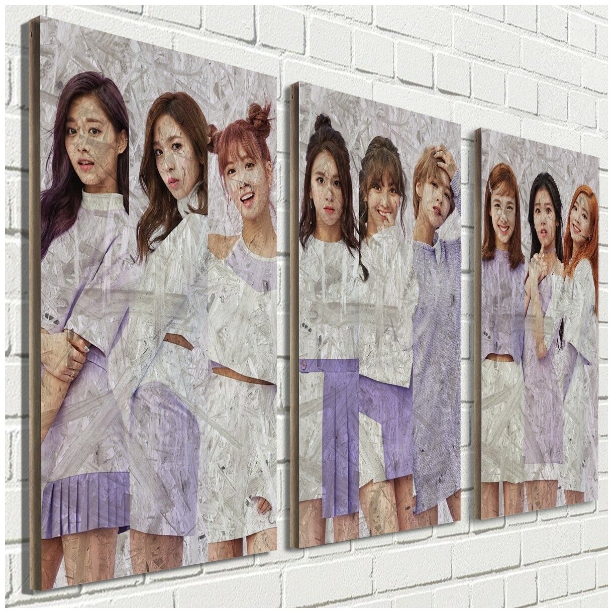 Модульная картина музыка кпоп kpop twice твайс (момо, цзыюй, сана, наён, чжихё) - 2124
