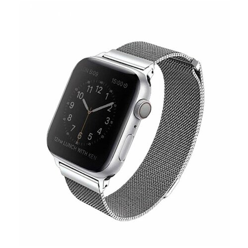 Ремешок Uniq Dante Strap Steel для Apple Watch All 38-40-41 мм, серебристый