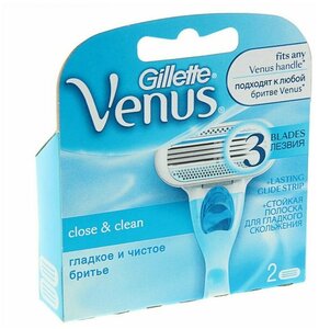 Фото Сменные кассеты Gillette Venus , 3 лезвия, 2 шт