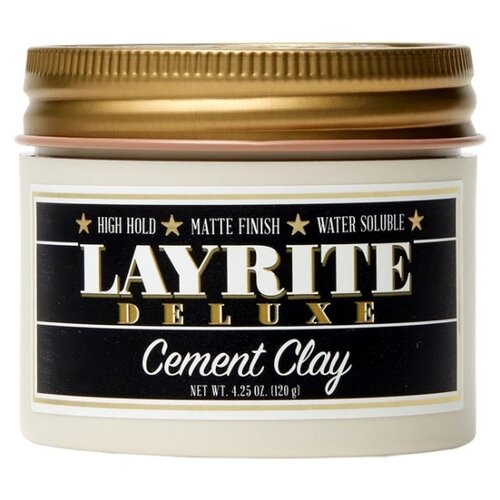 Layrite Глина Cement Hair Clay, экстрасильная фиксация, 120 г