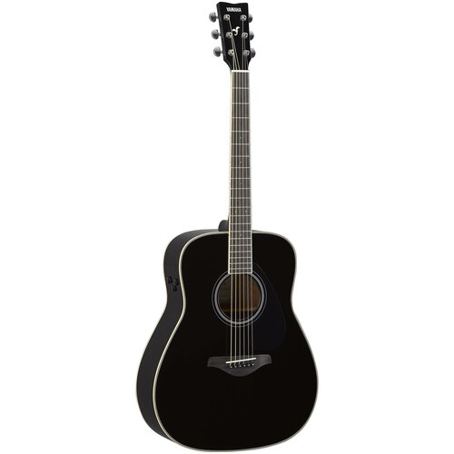 YAMAHA FG-TA BLACK трансакустическая гитара, традиционный вестерн