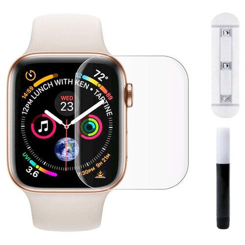 Защитное стекло Apple Watch, 38mm, ультрафиолет, прозрачное