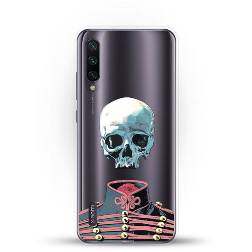 фото Силиконовый чехол череп на xiaomi mi cc9e andy & paul