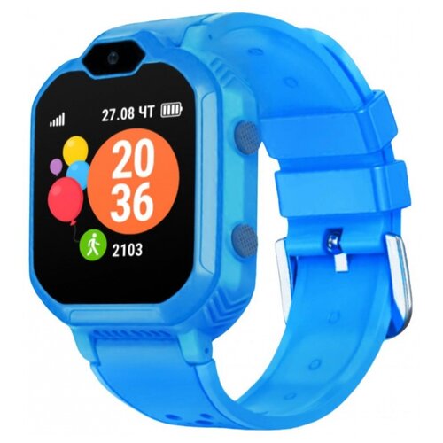 Детские умные часы GEOZON Aqua Plus, синий детские часы с gps поиском geozon geo aqua pink