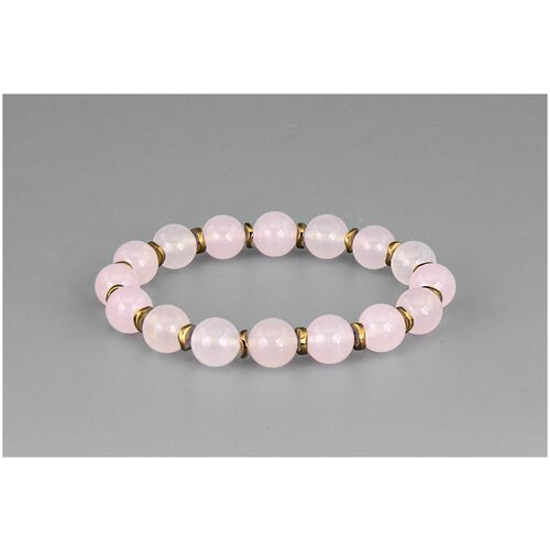 фото Браслет розовый кварц минера