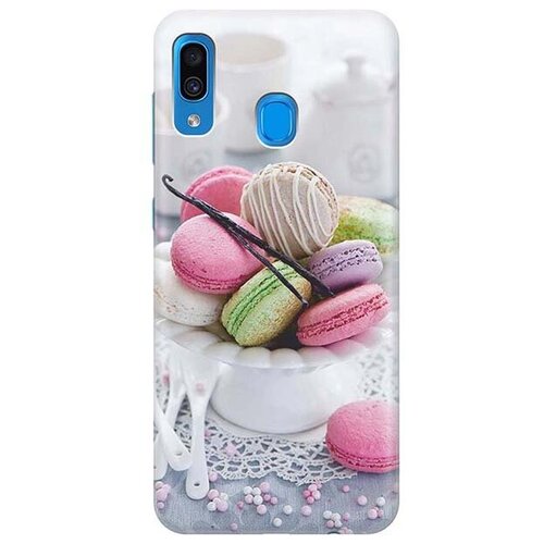 фото Ультратонкий силиконовый чехол-накладка для samsung galaxy a20 / a30 с принтом "из парижа" gosso