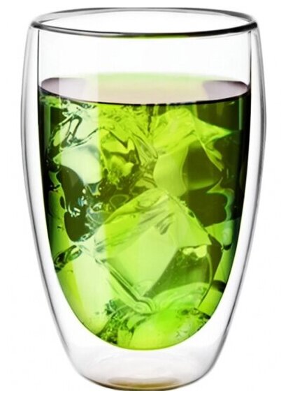 KIMBERLY Термостойкий стеклянный стакан с двойными стенками