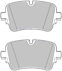 Дисковые тормозные колодки задние DELPHI LP3274 для Audi, Volkswagen, Skoda (1 шт.)
