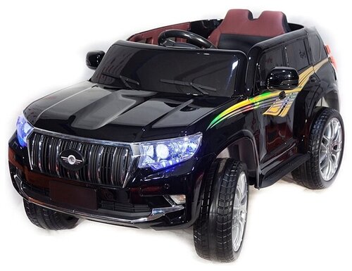 Электромобиль Toyland Toyota Prado 4WD (Черный глянец)