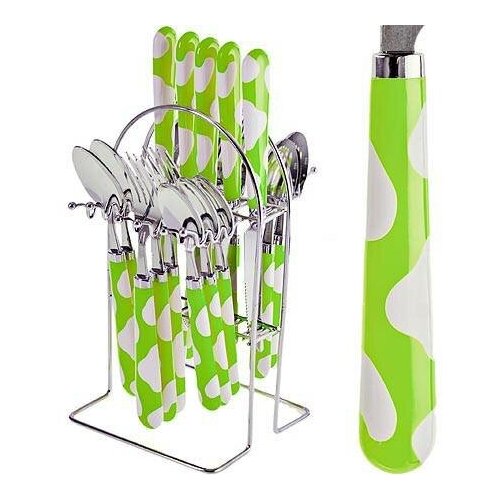 фото Набор столовых приборов салатовый 25пр mayerboch 22491-2 ksmb-22491-2 mayer & boch