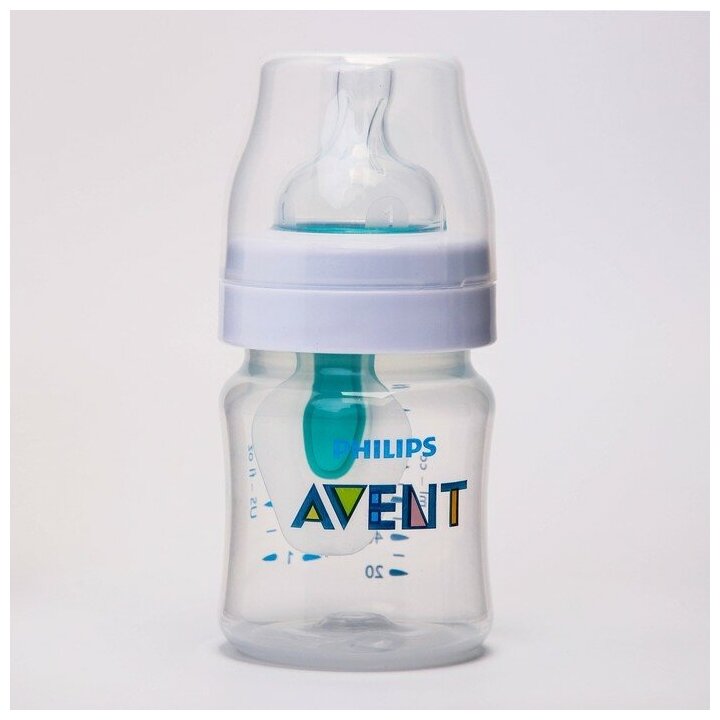 Бутылочка Philips Avent Anti-Colic SCF810/14 полипропилен с рождения, 125 мл - фото №15