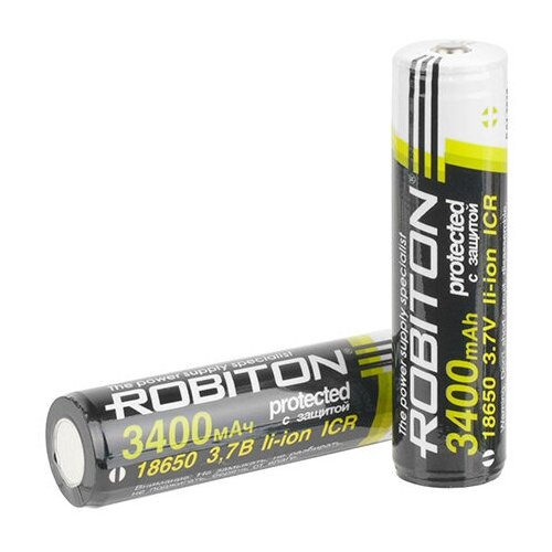 Аккумулятор 18650 - Robiton 3400mAh 3.4/Li18650 PK1 (1 штука) 12387