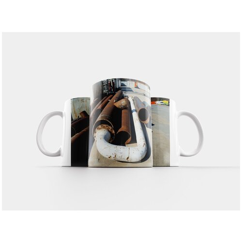 фото Кружка "буровая установка, трубы, сланцевый газ" 320 мл lotsprints