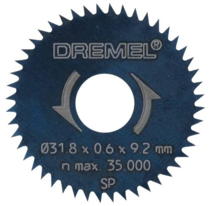 Круг пильный (2 шт; 31.8х0.6х9.2 мм) Dremel 26150546JB